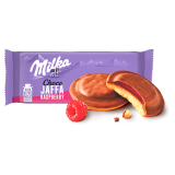 MILKA Choco Jaffa Biszkopty z galaretką malinową 147 g