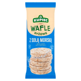 KUPIEC Wafle ryżowe z solą morską (bezglutenowe) 120 g