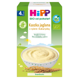 HIPP BIO od pokoleń Kaszka jaglana z ryżem i kukurydzą bezglutenowa po 4 miesiącu 200 g