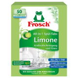 FROSCH Tabletki do zmywarki limonkowe 50 szt. 1 szt