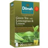 DILMAH Herbata zielona z trawą cytrynową i cytryną 20 torebek ex. 30 g