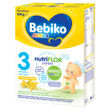 BEBIKO Junior 3 Odżywcza formuła na bazie mleka dla dzieci powyżej 1. roku o smaku waniliowym 600 g