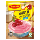 WINIARY Budyń o smaku wiśniowym (z cukrem) bezglutenowy 60 g