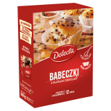 DELECTA Babeczki z płatkami czekolady - mieszanka do wypieku 280 g