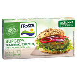FROSTA Burgery ze szpinaku z bazylią mrożone 200 g