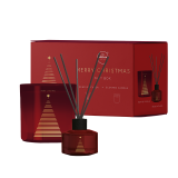 AROMA HOME Zestaw prezentowy świeczka i patyczki zapachowe MERRY CHRISTMAS 1 szt