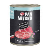 PAN MIĘSKO Mokry pokarm dla dorosłych psów z wieprzowiną i dzikiem puszka 800 g