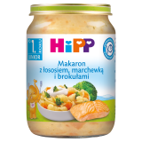 HIPP Makaron z łososiem marchewką i brokułami po 12 miesiącu 250 g