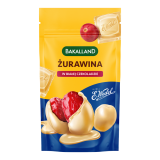 BAKALLAND Żurawina w białej czekoladzie Wedel 74 g
