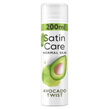 GILLETTE Satin Care Avocado Twist Żel do golenia dla kobiet 200 ml