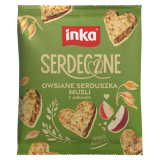 INKA Serdeczne owsiane serduszka musli z jabłkami 50 g
