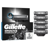 GILLETTE Mach3 Charcoal Ostrza wymienne do maszynki dla mężczyzn 1 szt
