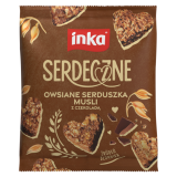 INKA Serdeczne owsiane serduszka musli z czekoladą 50 g