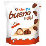 KINDER Bueno Wafel w mlecznej czekoladzie wypełniony mleczno-orzechowym nadzieniem 108 g