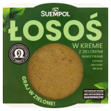 SUEMPOL Wędzony łosoś w kremie z zielonymi warzywami 80 g