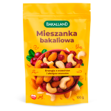 BAKALLAND Mieszanka bakaliowa żurawina nerkowiec migdał 100 g