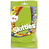 SKITTLES Crazy Sours Cukierki do żucia o intensywnie kwaśnych smakach 95 g