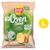 LAY'S Oven Baked Pieczone formowane chipsy ziemniaczane o smaku jogurtu z ziołami 110 g