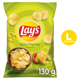 LAY'S Chipsy ziemniaczane o smaku pikantnej papryki 130 g