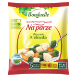 BONDUELLE Przygotowane na parze Mieszanka warzywna Królewska mrożona 400 g