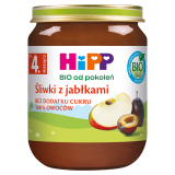 HIPP BIO od pokoleń Śliwki z jabłkami po 4 miesiącu 125 g