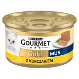 GOURMET Gold Pokarm dla kotów - mus z drobiem (puszka) 85 g