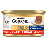 GOURMET Gold Pokarm dla kotów - mus z wołowiną (puszka) 85 g