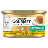 GOURMET Gold Karma dla kotów z kurczakiem i marchewką 85 g