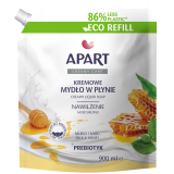 APART Creamy Care Kremowe mydło w płynie Mleko i Miód - refill 900 ml