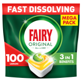 FAIRY Original All In One Tabletki do zmywarki Cytrynowe 100 szt. 1 szt