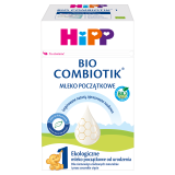 HIPP 1 BIO Combiotik ekologiczne mleko początkowe dla niemowląt od urodzenia 550 g