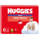 HUGGIES Little Movers Pieluchomajtki rozmiar 6 (15-25kg) 30szt. 1 szt