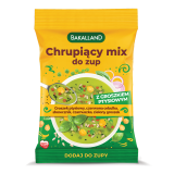 BAKALLAND Chrupiący mix do zup zielonych (z groszkiem ptysiowym) 75 g