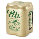 LECH PILS Piwo 4x500ml (puszka) 2 l