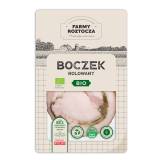 FARMY ROZTOCZA Boczek rolowany w plastrach bio 100 g