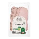 FARMY ROZTOCZA Szynka na soli morskiej w plastrach bio 100 g