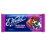WEDEL Czekolada Mleczna z nadzieniem jagodowym 100 g
