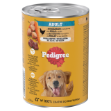 PEDIGREE Adult Pokarm dla Psów z Kurczakiem i Marchewką w Galaretce - Puszka 400 g