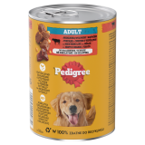 PEDIGREE Pokarm dla Psów z Wołowiną w Galaretce - Puszka 400 g