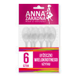 ANNA ZARADNA ŁYŻECZKI WIELOKROTNEGO UŻYTKU 6 SZT. 1 szt