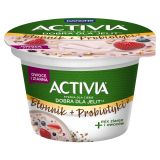ACTIVIA Jogurt wieloowocowy z ziarnami ze szczepem bakterii ActiRegularis® 170 g
