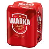 WARKA Classic Piwo jasne 4x500ml (puszka) 2 l