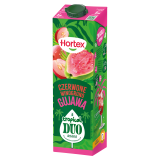 HORTEX Napój wieloowocowy czerwone winogrono gujawa 1 l
