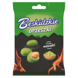 BESKIDZKIE Orzeszki ziemne w cieście o smaku wasabi 70 g