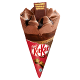 KITKAT Lody kakaowe z sosem o smaku czekoladowym w rożku 110 ml