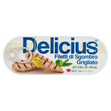 DELICIUS Grillowane filety z makreli w oliwie z oliwek 110 g