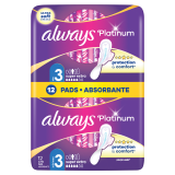 ALWAYS PLATINUM Day & Night Podpaski ze skrzydełkami x 12 1 szt