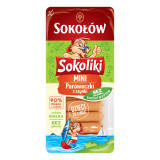 SOKOLIKI Paróweczki z szynki mini 140 g