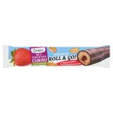 ROLL&GO Baton owsiany z nadzieniem truskawka bez cukru 30 g