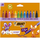 BIC Flamastry comfort jumbo 12 kolorów 180 g